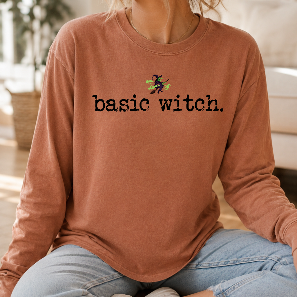 Basic Witch Halloween Shirt – Funny Witchy Tee, Spooky Season Shirt for Women