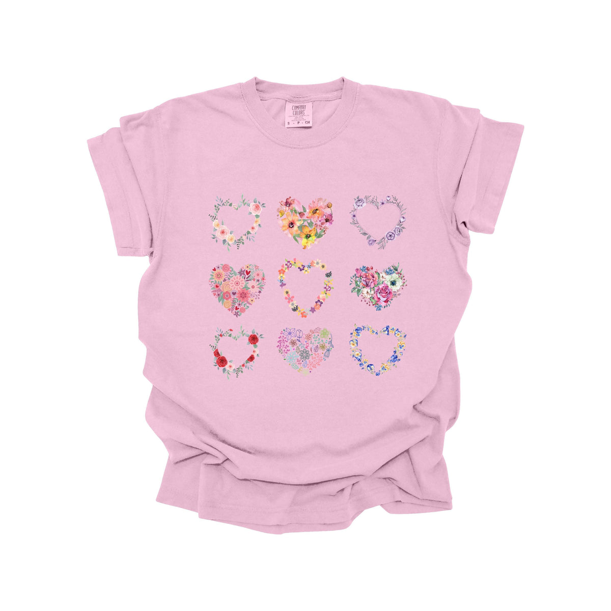 Floral Hearts Coquette Tshirt