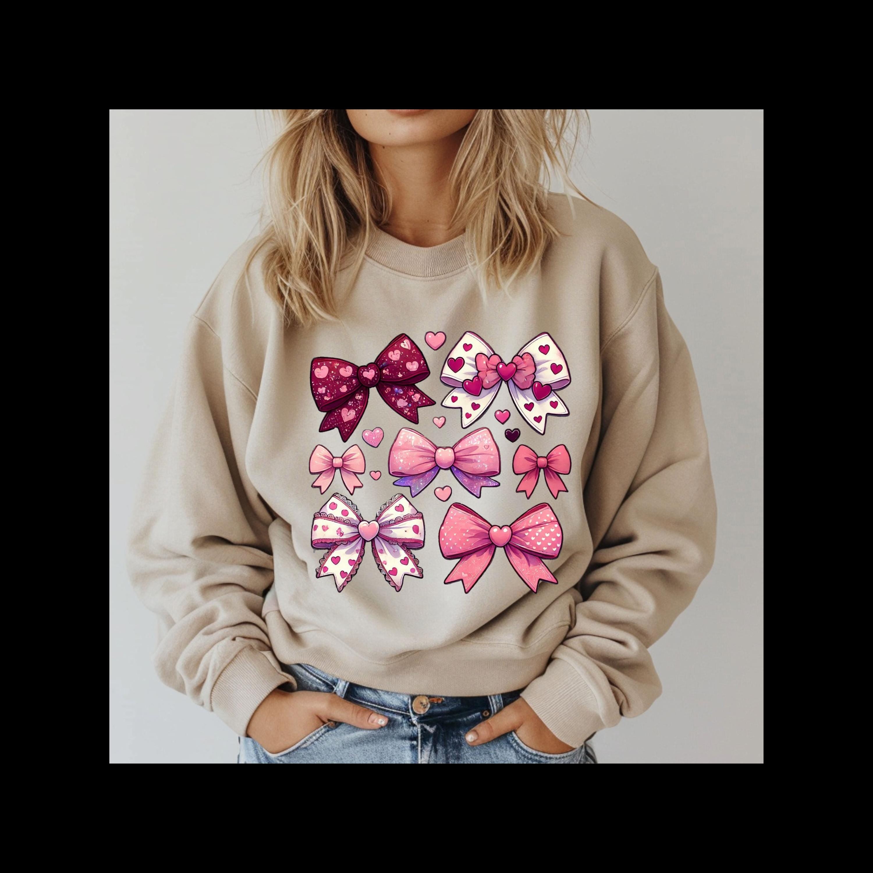 Valentine's Day Coquette Bow sweatshirt