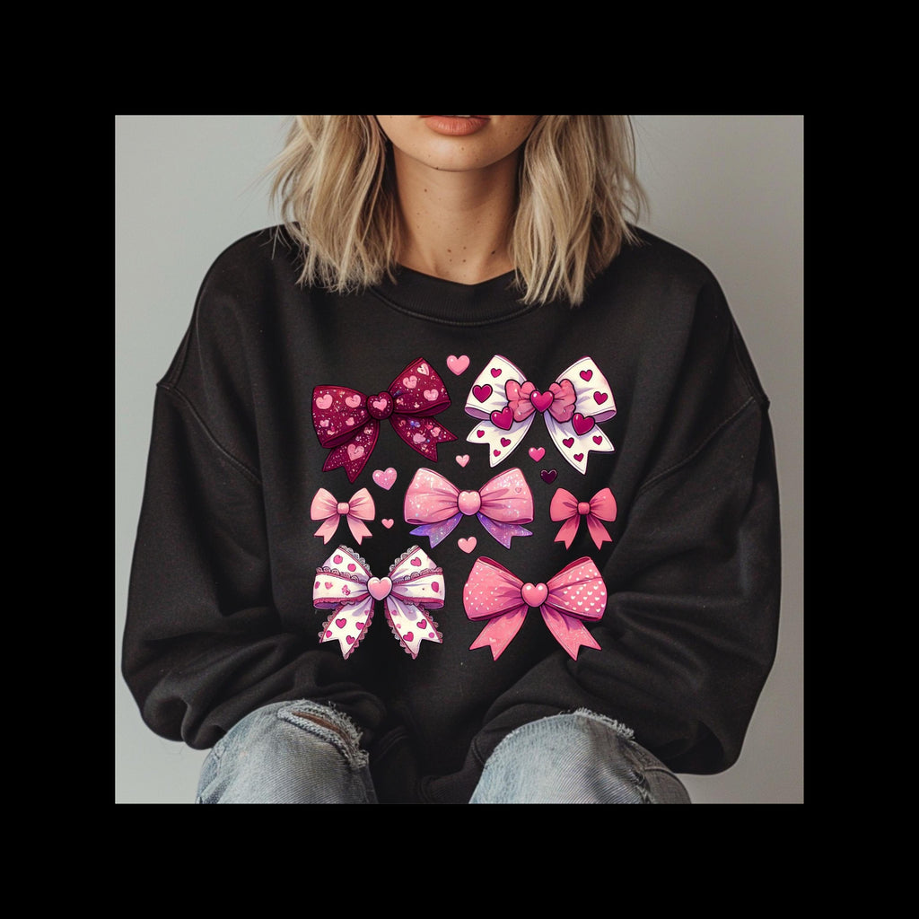 Valentine's Day Coquette Bow sweatshirt