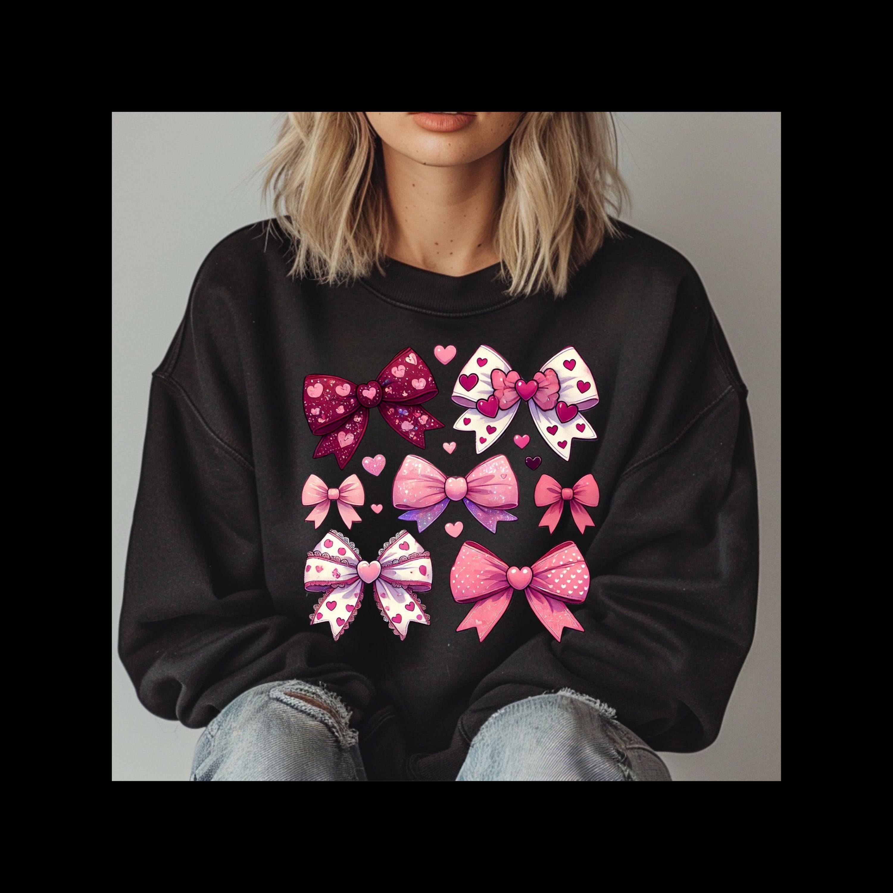 Valentine's Day Coquette Bow sweatshirt