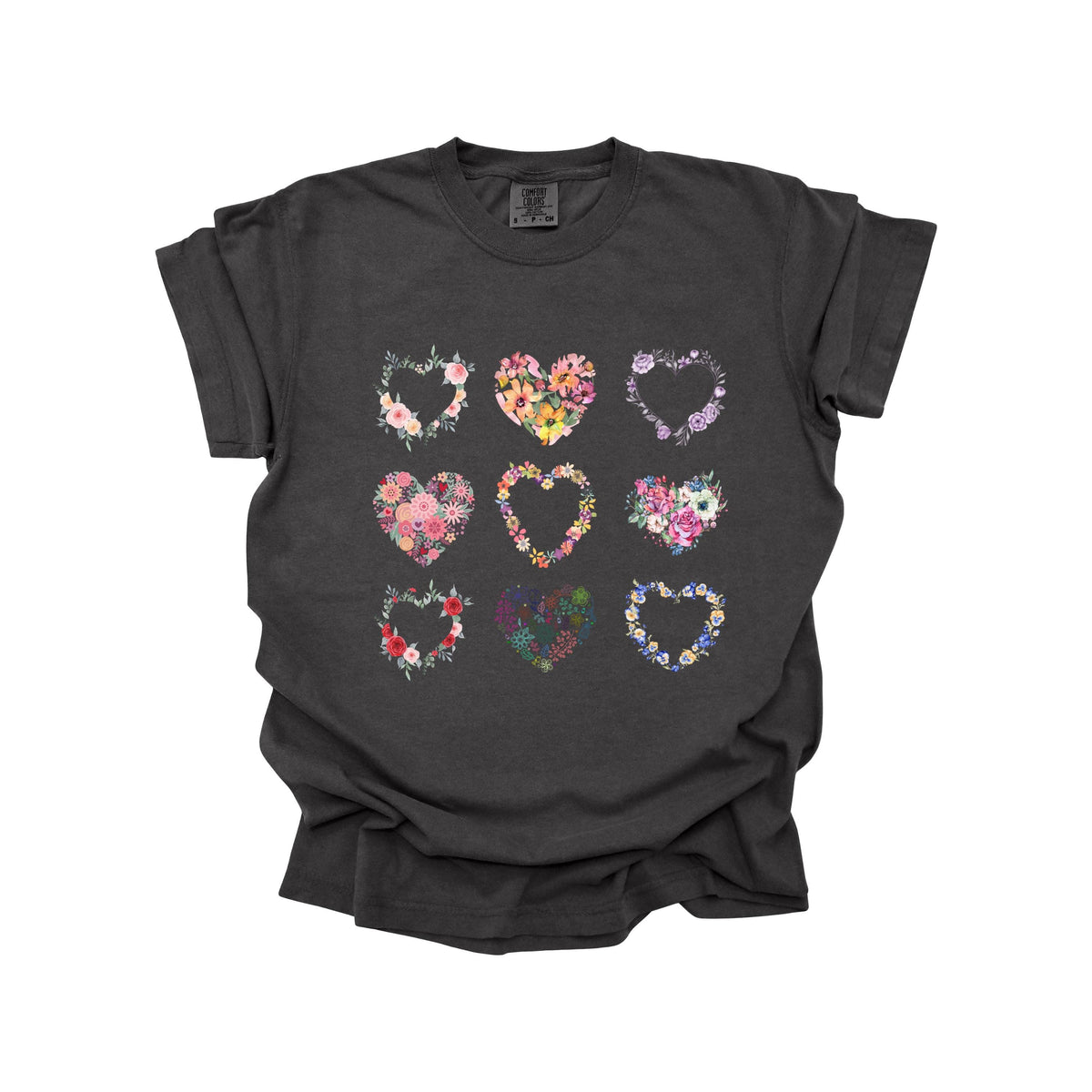 Floral Hearts Coquette Tshirt