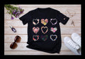 Floral Hearts Coquette Tshirt