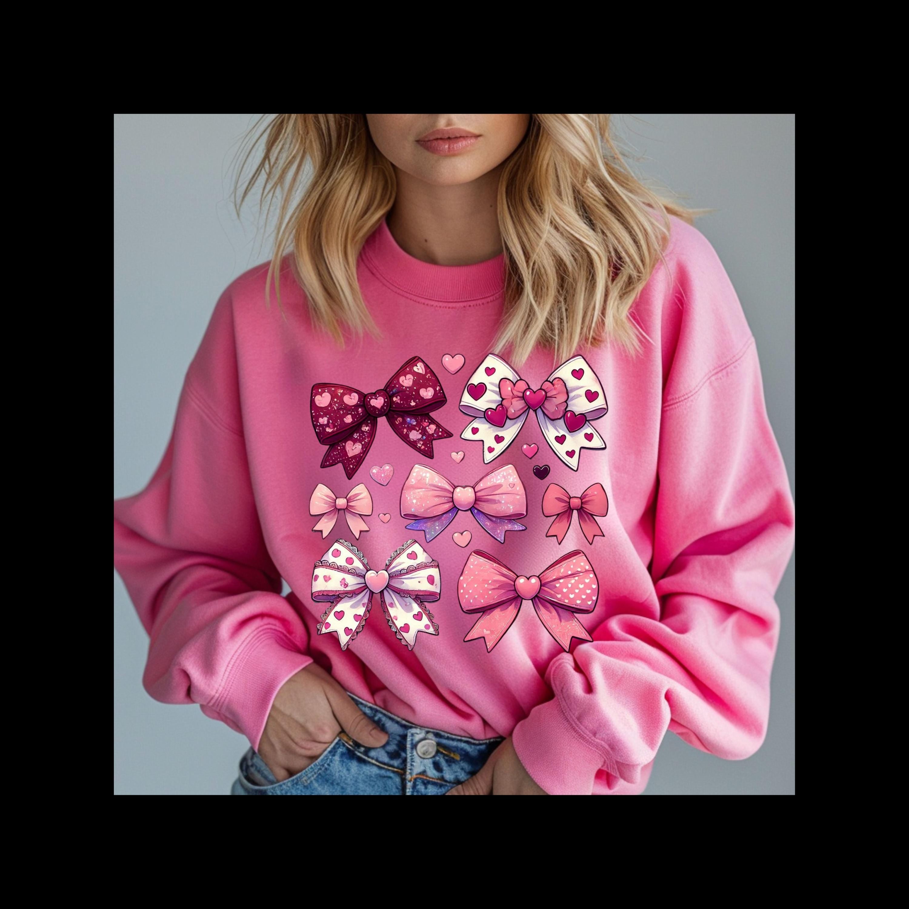 Valentine's Day Coquette Bow sweatshirt