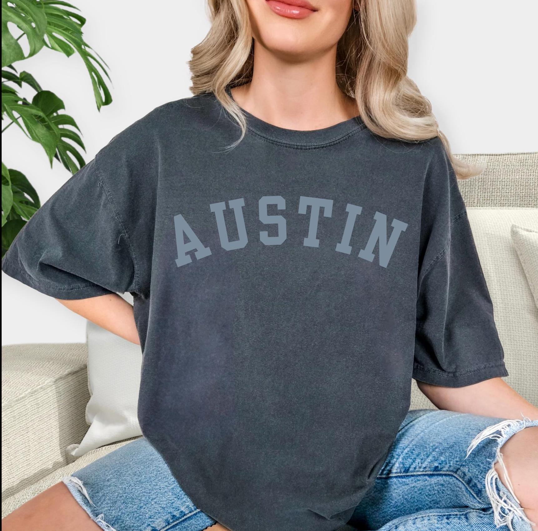 AUSTIN Comfort Colors short sleeve tshirt