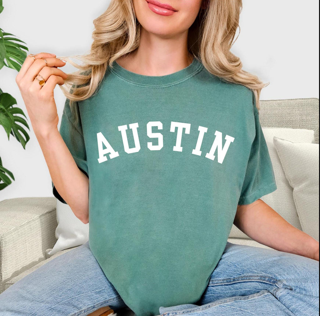 AUSTIN Comfort Colors short sleeve tshirt