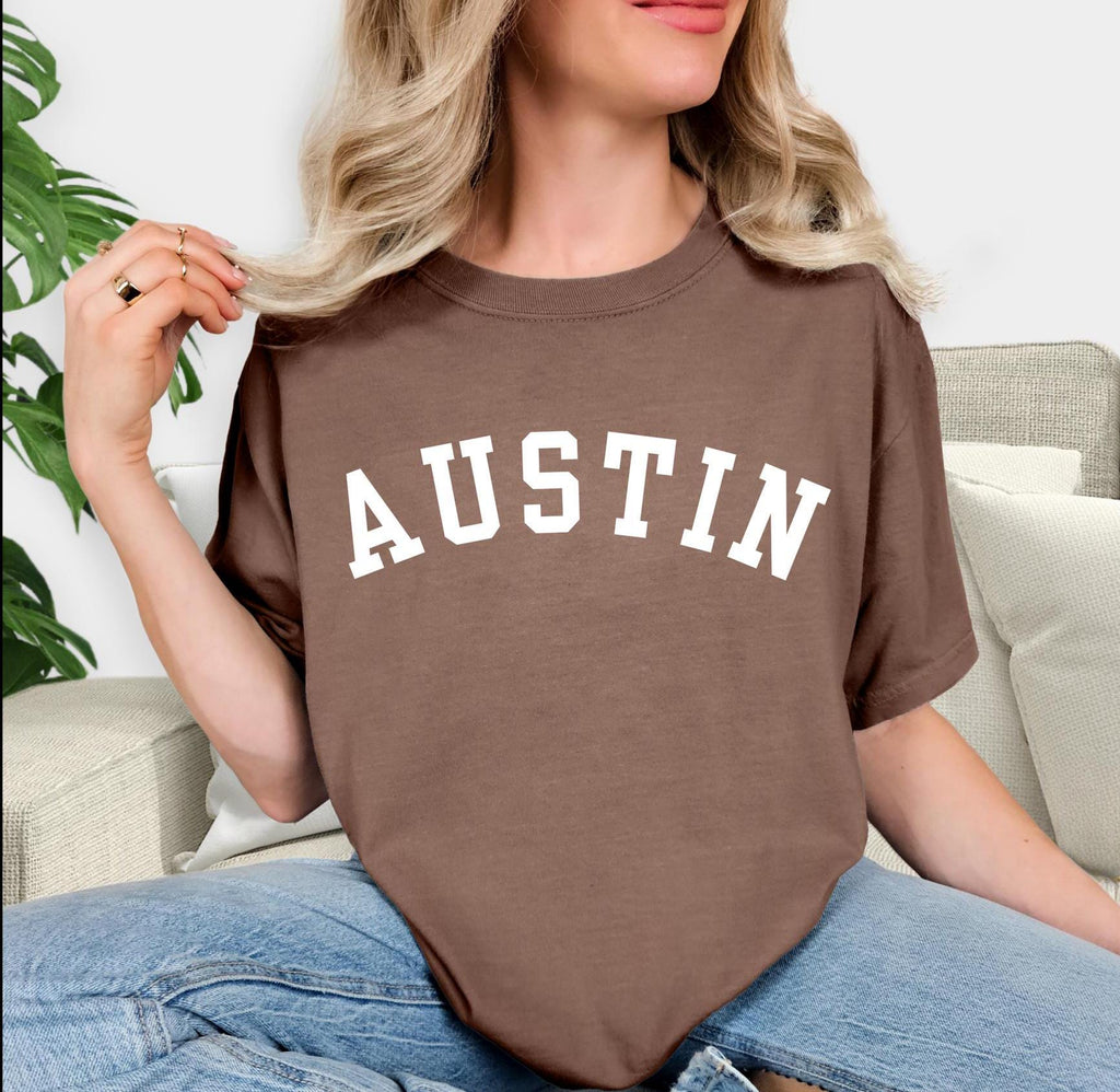 AUSTIN Comfort Colors short sleeve tshirt