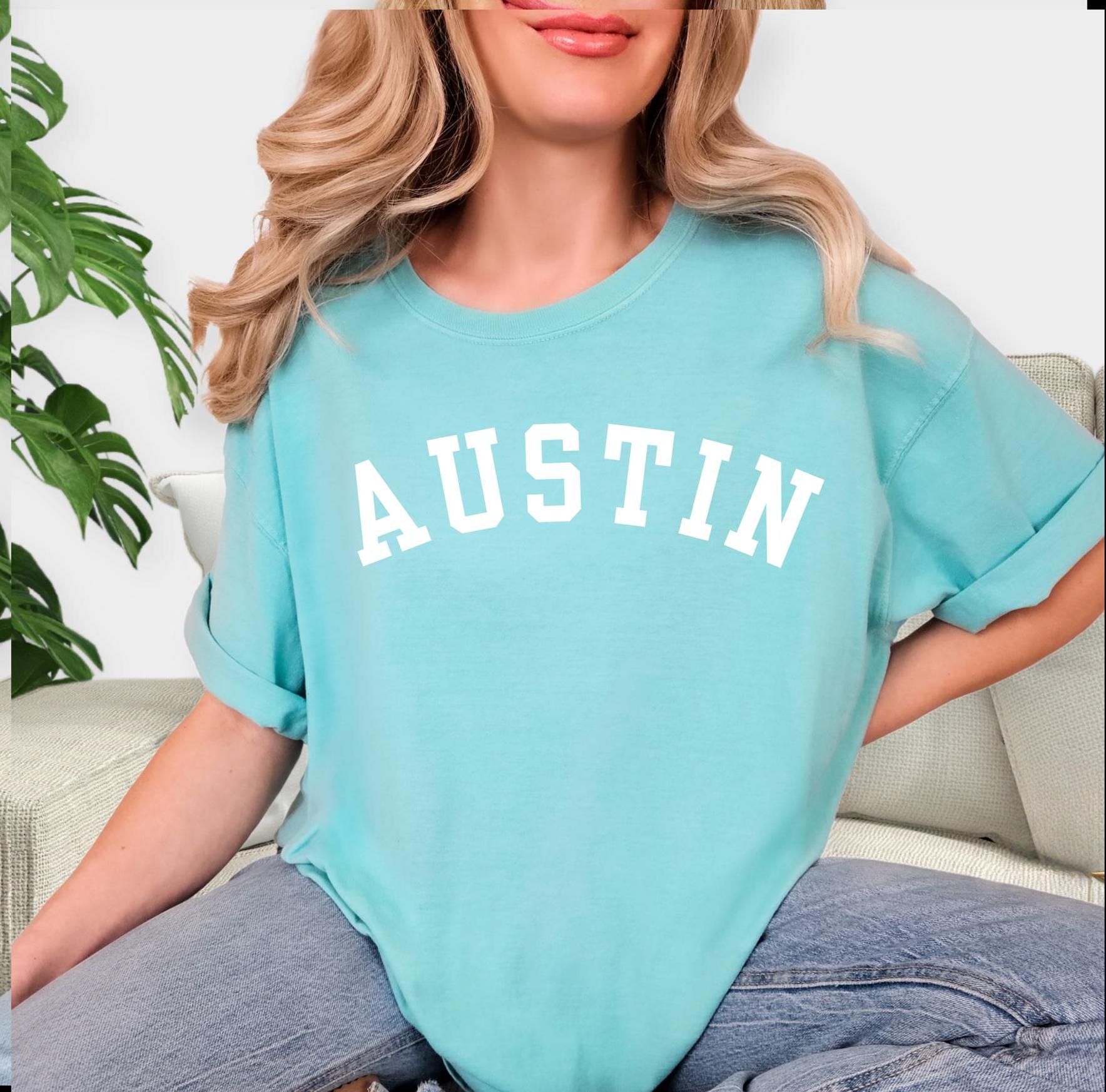 AUSTIN Comfort Colors short sleeve tshirt