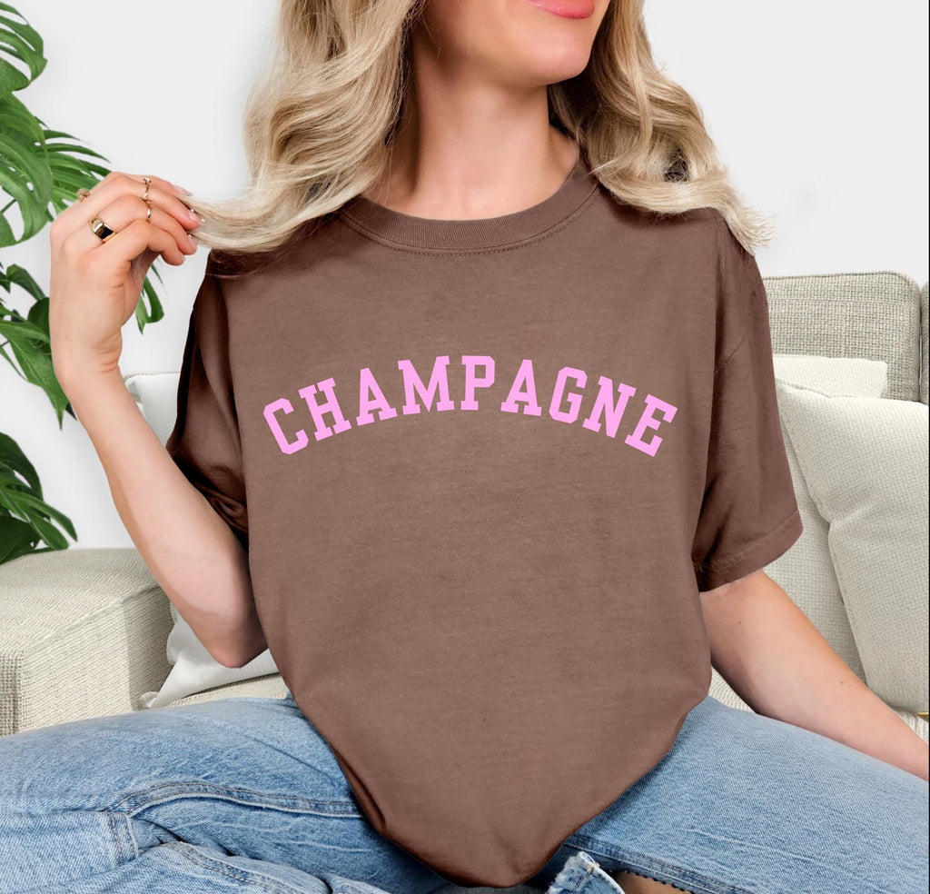 Champagne short sleeve Comfort Colors tshirt