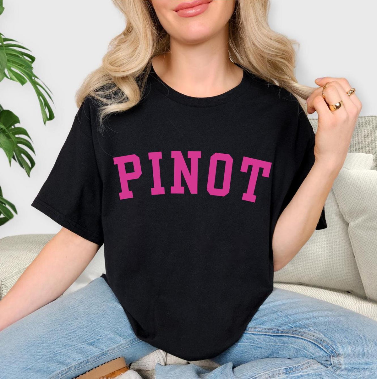 Pinot Wine T-Shirt: Bachelorette Party Gift, Wine Tasting Squad