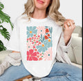 Vintage Boho Floral Short-sleeved Tshirt