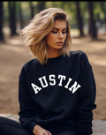 Austin sweatshirt, Gildan Softstyle, Bachelorette Party, celebrate, fun,