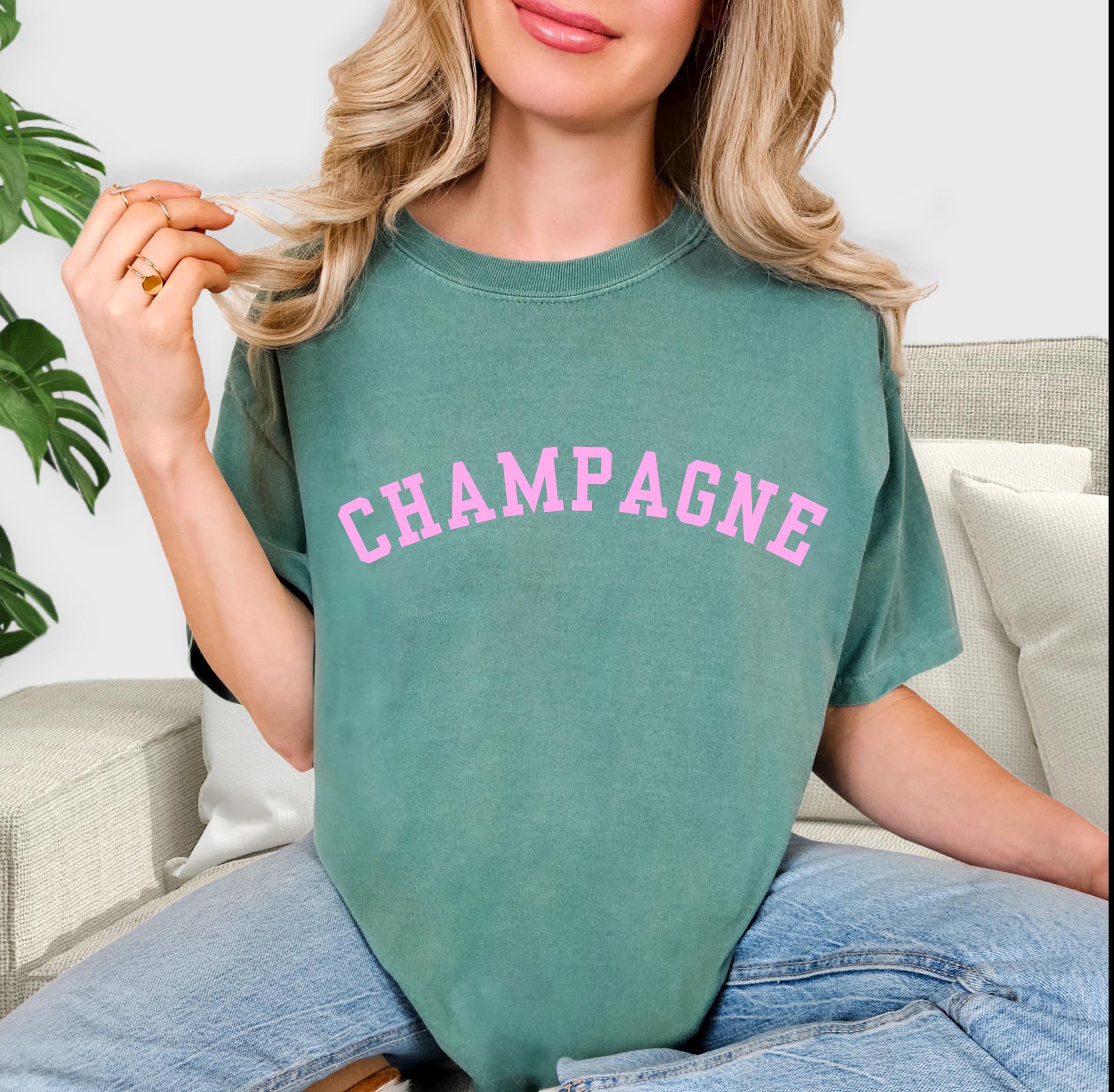 Champagne short sleeve Comfort Colors tshirt