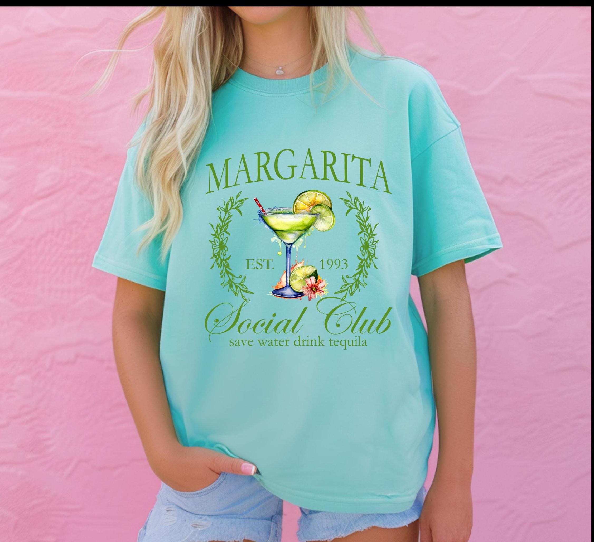 Fun Margarita Social Club short sleeve t shirt