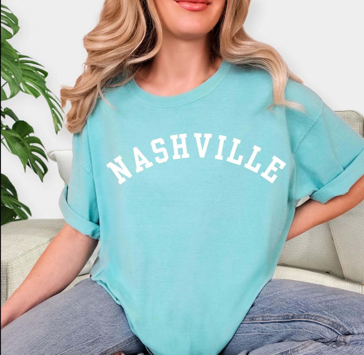 Nashville Design Cotton Tee, festival celebration quality tshirt, Comfort Colors bachelorette party shirt