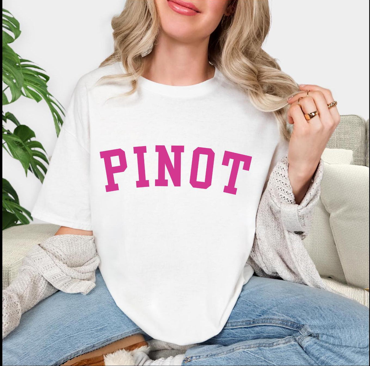 Pinot Wine T-Shirt: Bachelorette Party Gift, Wine Tasting Squad