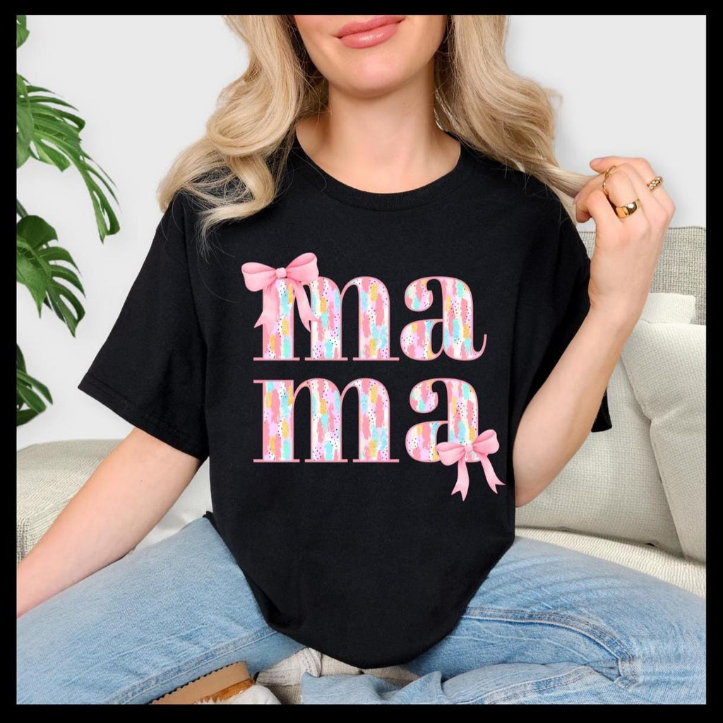 Comfort Colors Mama T-Shirt: Garment-Dyed Cotton, DTF Print