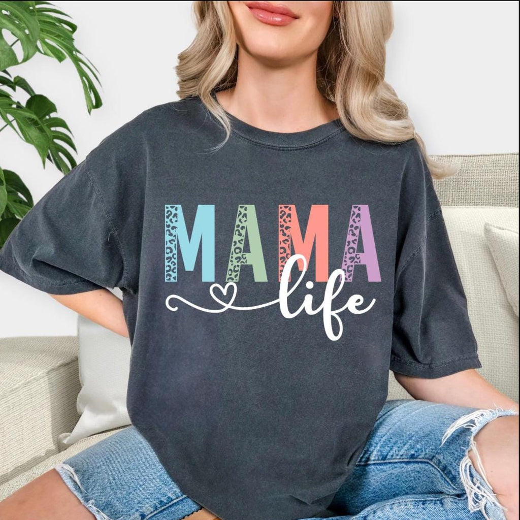 Mama Life Comfort Colors T-Shirt: Soft Cotton Mother's Day Top