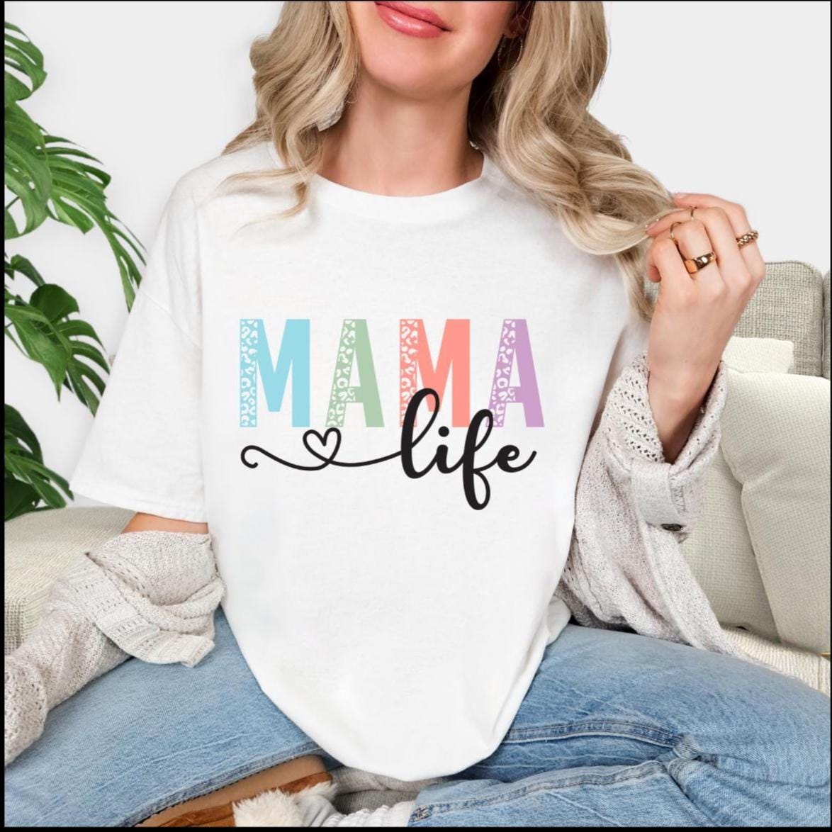 Mama Life Comfort Colors T-Shirt: Soft Cotton Mother's Day Top