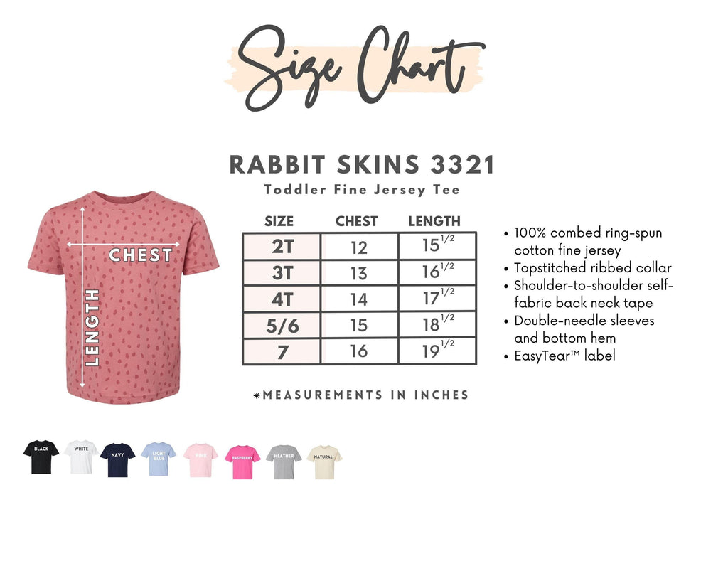 Toddler First Day of Preschool T-Shirt: Rabbit Skins Cotton Tee