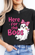 Cutesy Halloween Ghost T-Shirt: Came for the Boos Party Top
