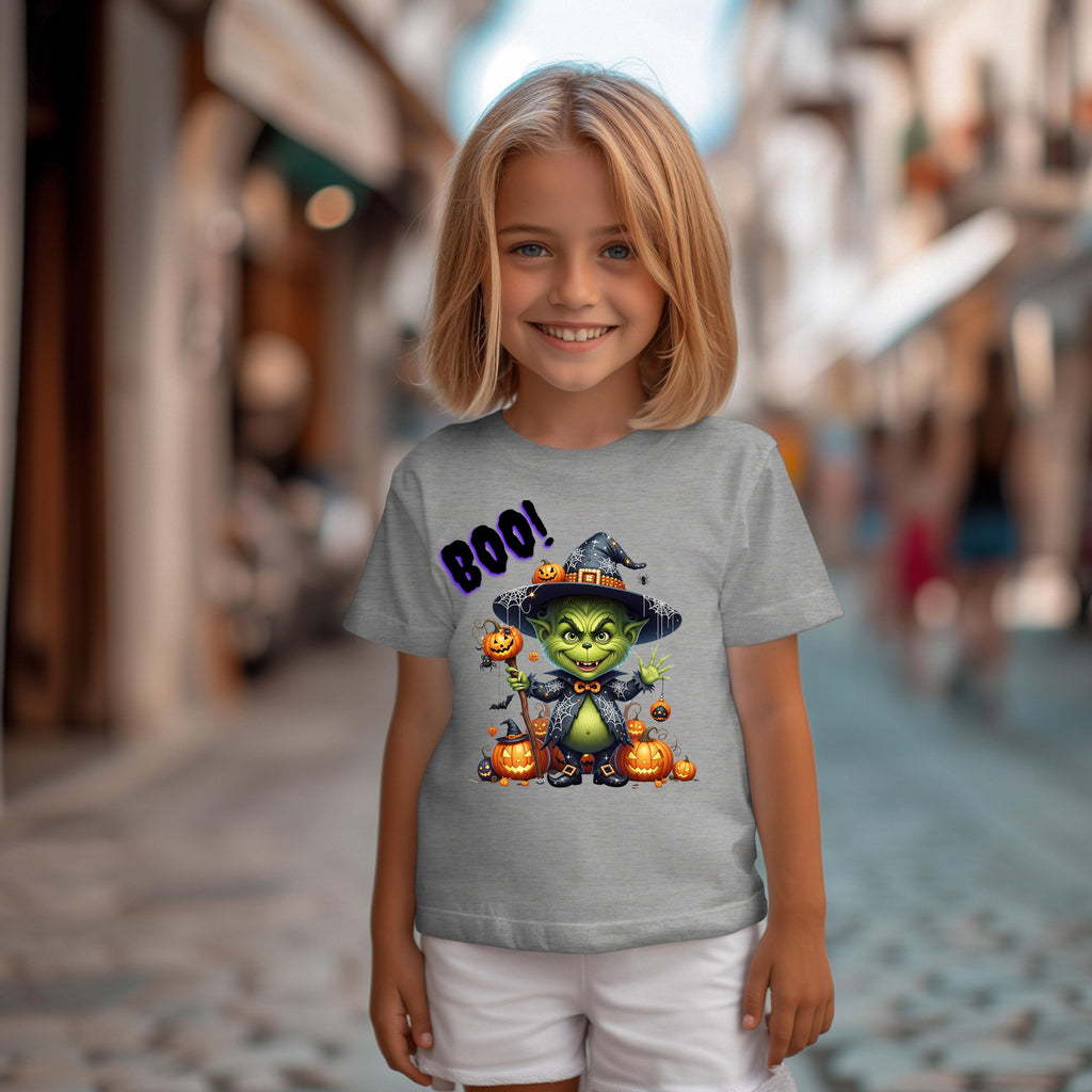 Mean Green Guy Toddler/youth  Halloween T-shirt.