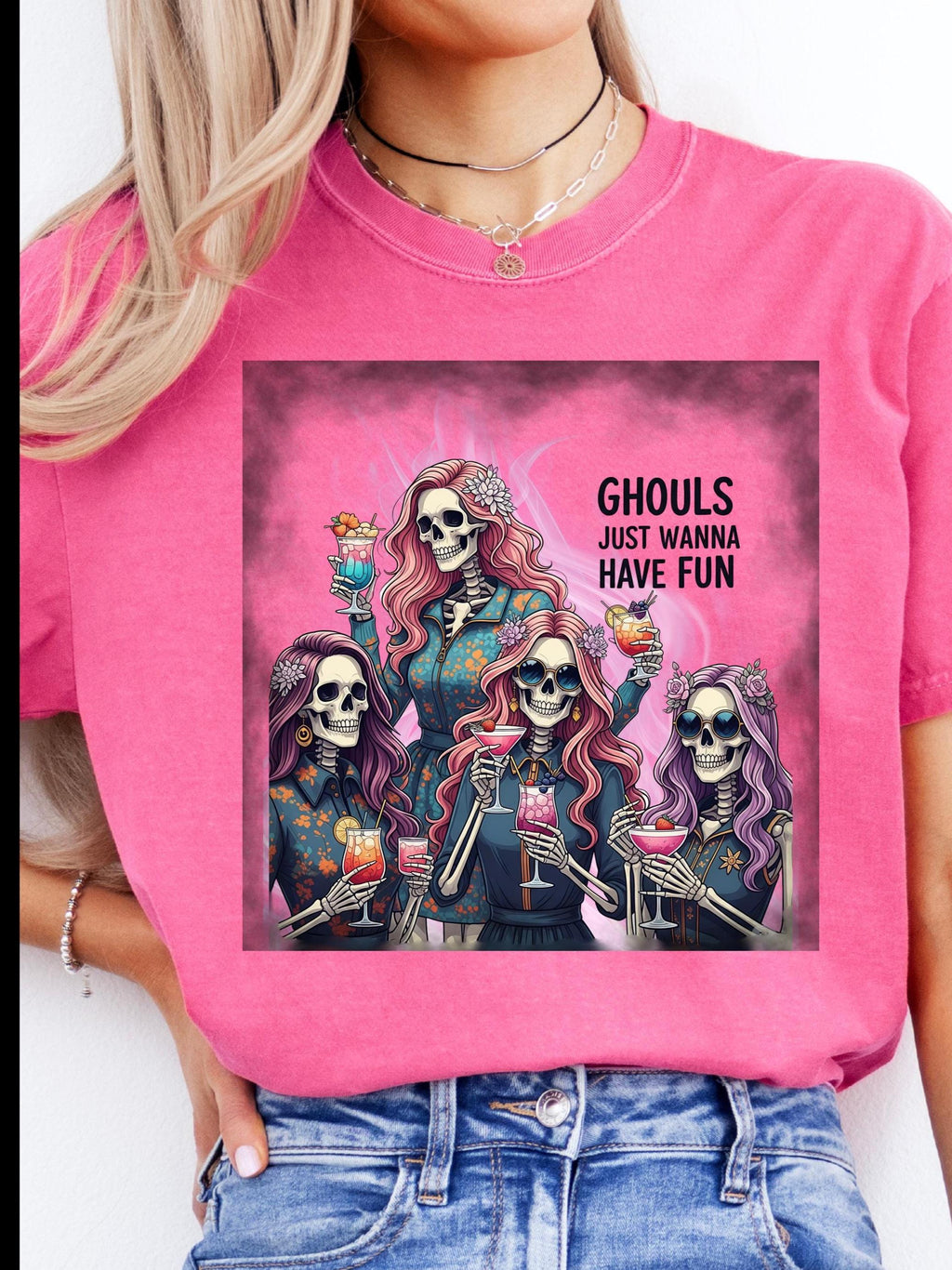 Ghouls Just Wanna Have Fun Halloween Tshirt, Skeleton shirt, Funny Shirt