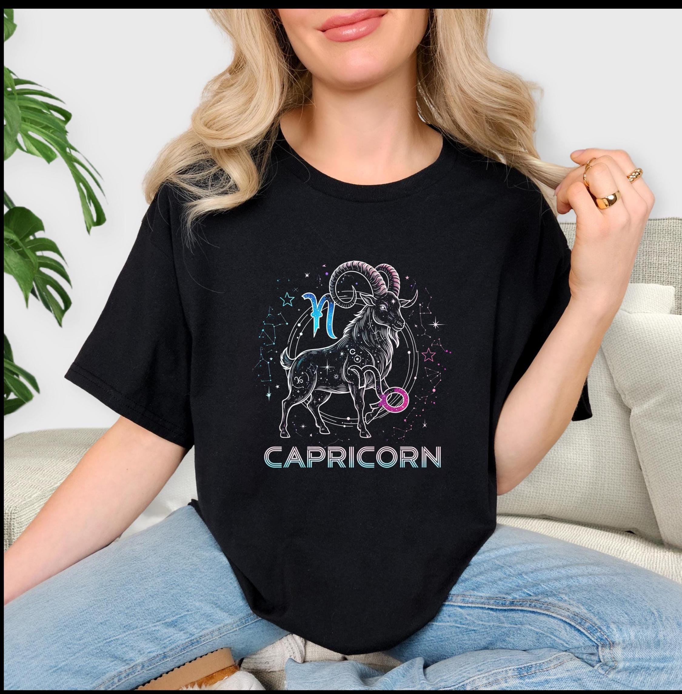 Mystical Zodiac Cotton T-Shirt: Celestial Astrology Tee