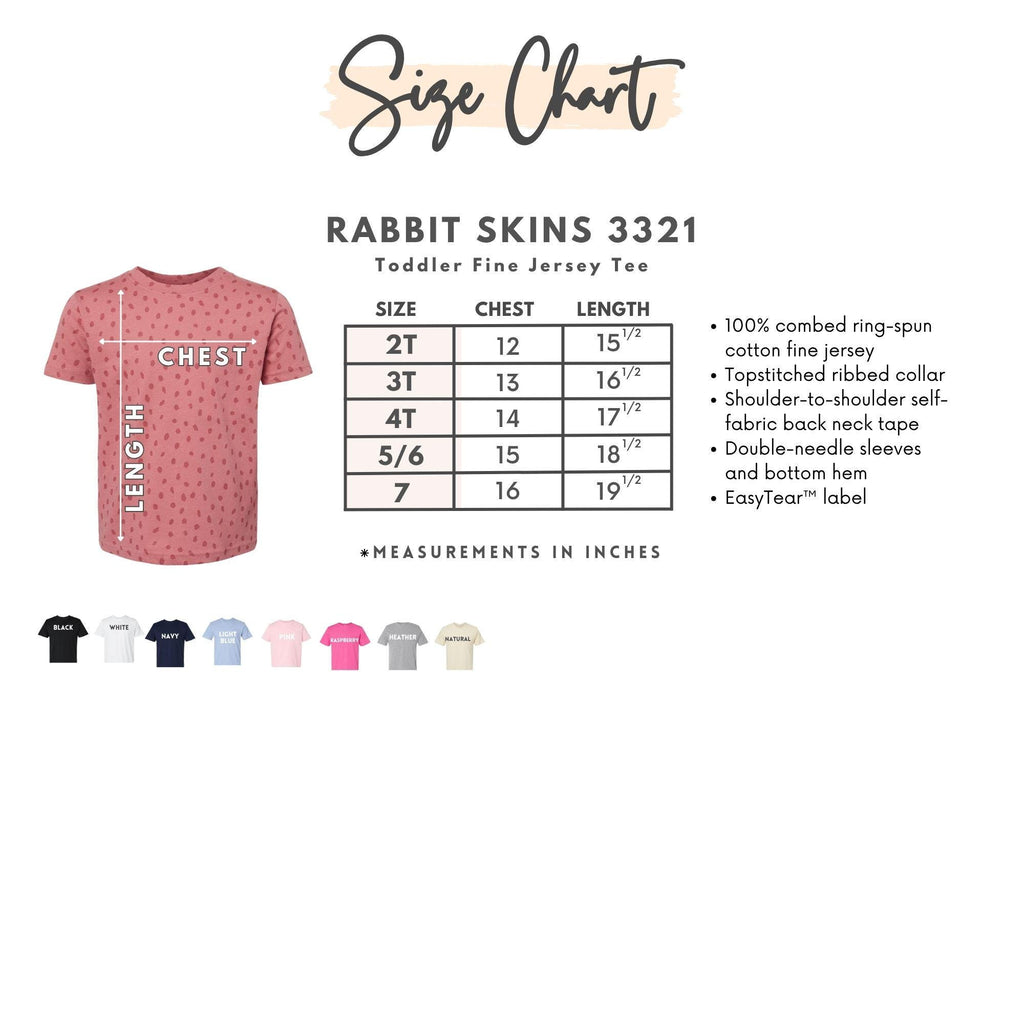 Toddler First Day of Preschool T-Shirt: Rabbit Skins Cotton Tee