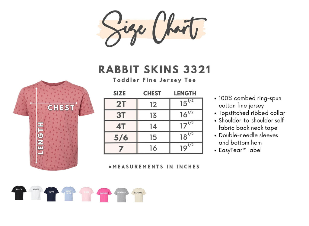 Toddler First Day of Pre-K T-Shirt: Rabbit Skins Cotton Tee
