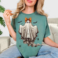 Spooky Ghost Halloween Comfort Colors Tshirt