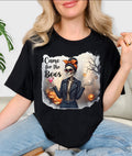 Halloween Skeleton Cocktail Comfort Colors T-Shirt: Spooky Sips