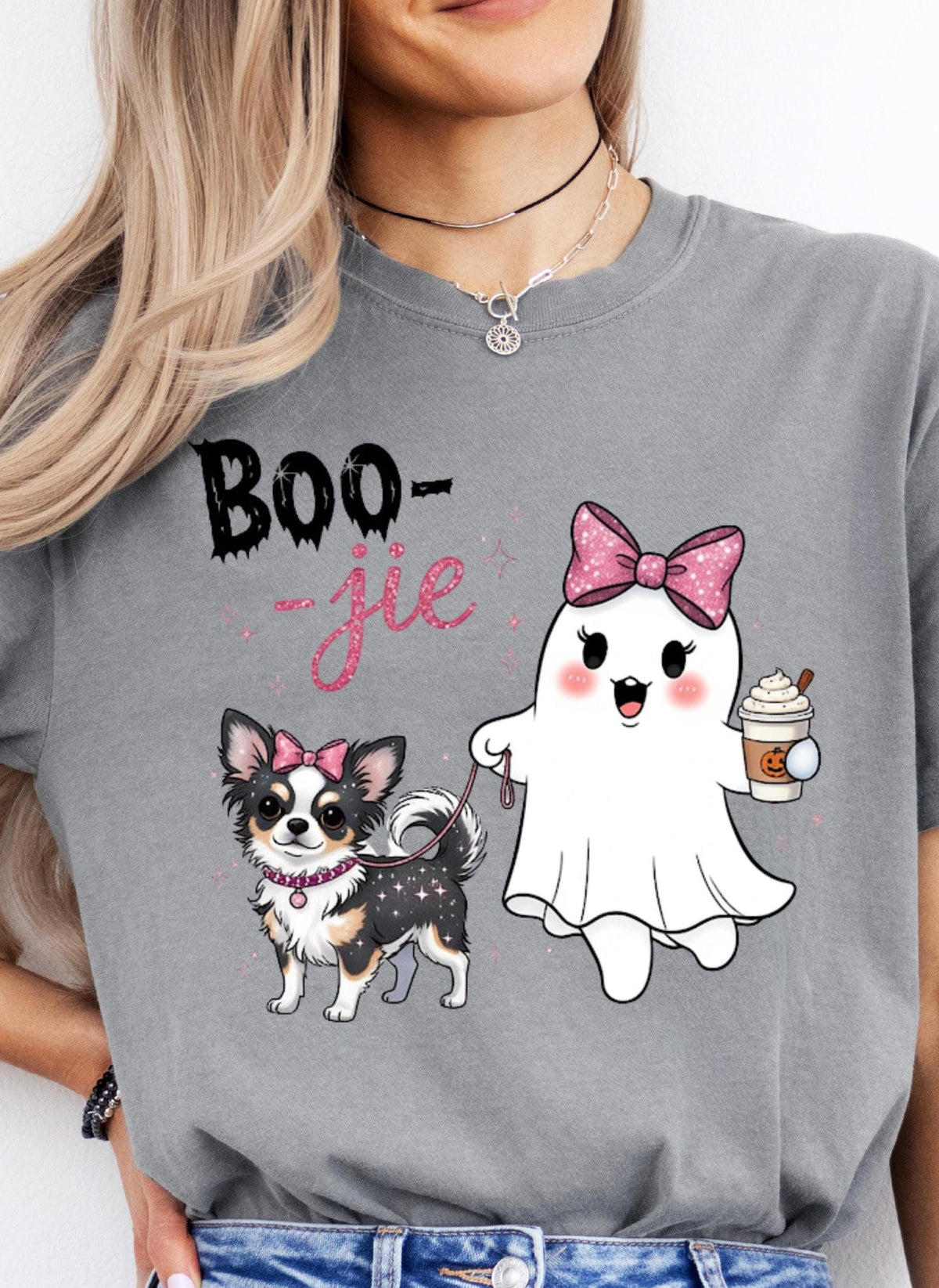 Cute Halloween Dog Shirt – Ghost & Chihuahua Tee, Funny Dog Mom Halloween Gift