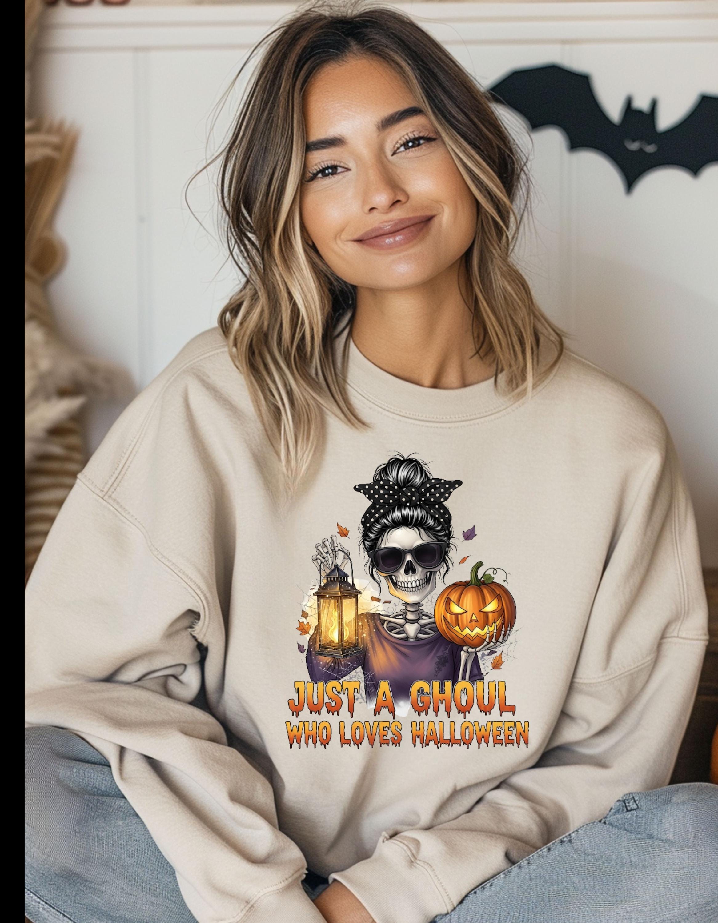 Just a Ghoul Who Loves Halloween shirt, Spooky Season apparel