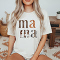 Animal Print Mama T-Shirt, Comfort Colors Mother's Day Top