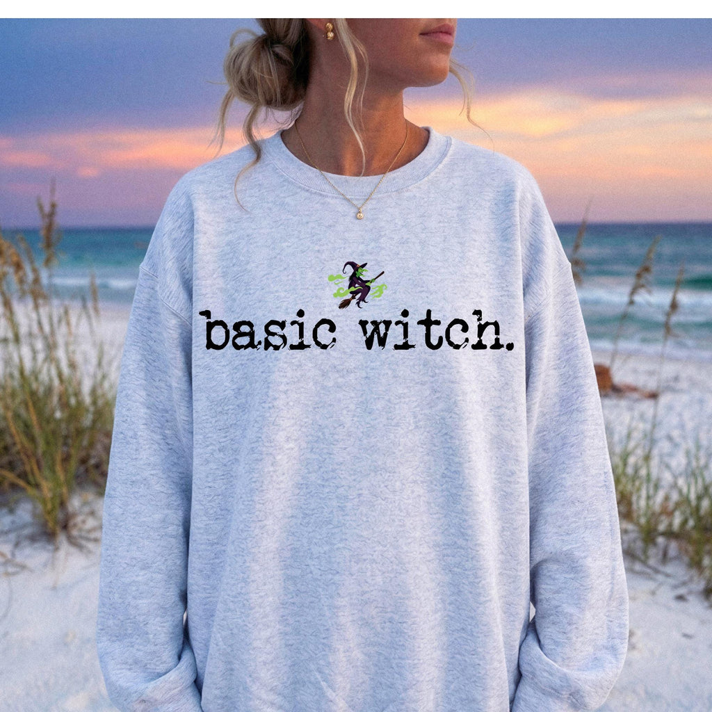 Basic Witch Shirt, Funny Halloween Top,  Witchy Spooky Season Vibes