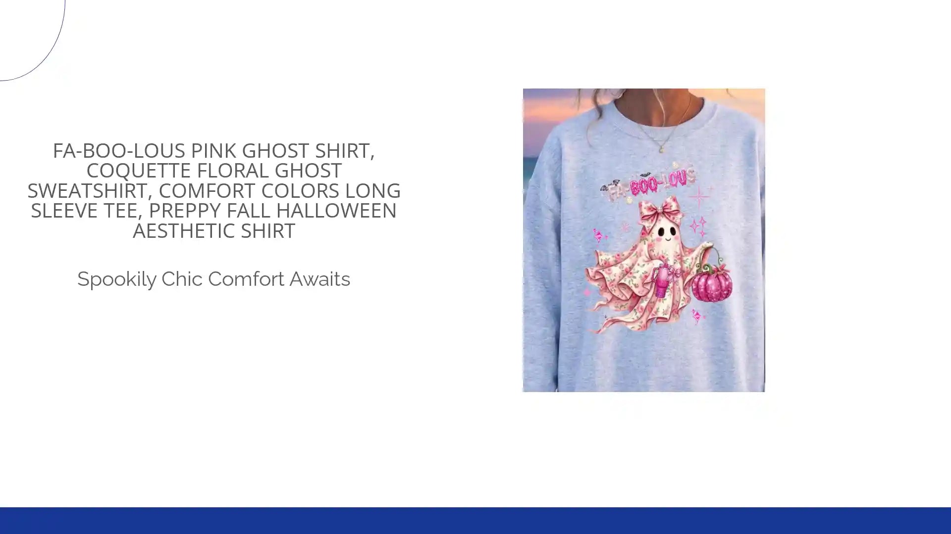 Fa-BOO-lous Pink Ghost Shirt, Coquette Floral Ghost Sweatshirt, Comfort Colors Long Sleeve Tee, Preppy Fall Halloween Aesthetic Shirt by@Outfy